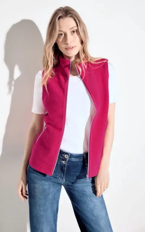 321307 - Structured Vest  Pink - Cecil