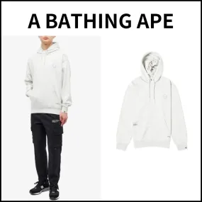 A BATHING APE  |Unisex Street Style Long Sleeves Cotton Oversized Logo