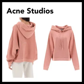 Acne Studios  |Unisex Street Style Long Sleeves Plain Cotton Oversized Logo