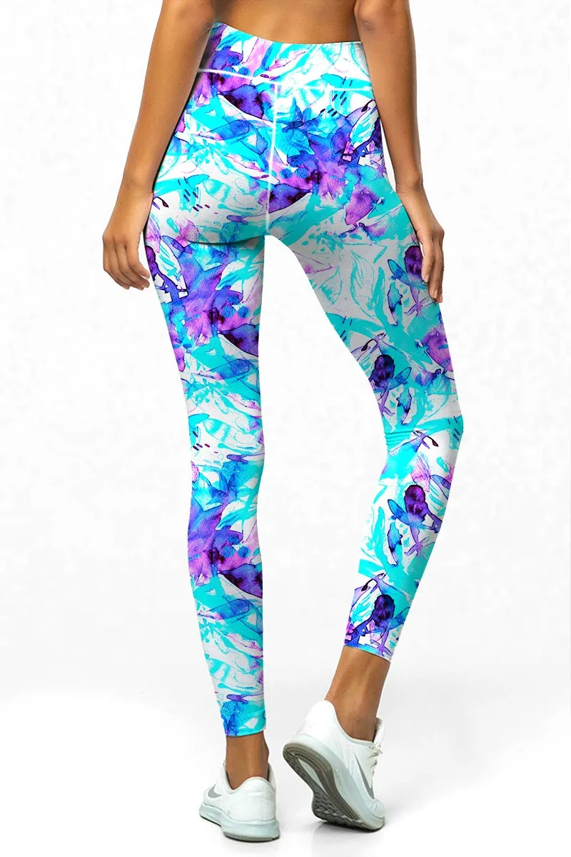 Active Full-Length Leggings - SPLASH