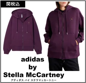 adidas by Stella McCartney  |Unisex Street Style Long Sleeves Plain Cotton Logo