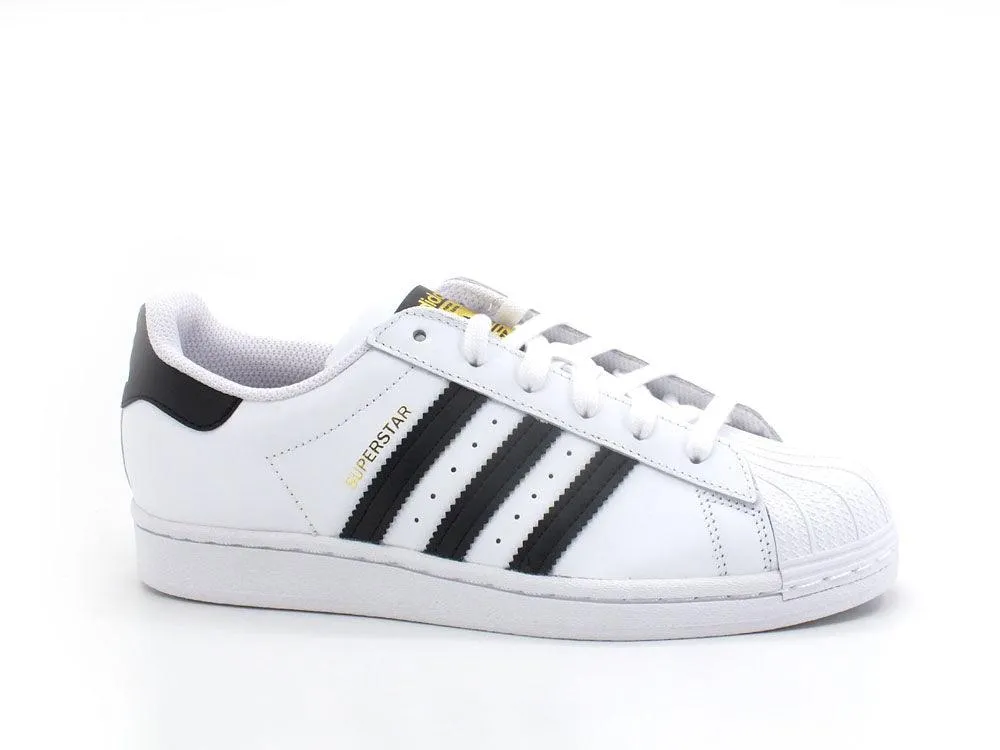 ADIDAS Superstar J Sneaker White Black FU7712