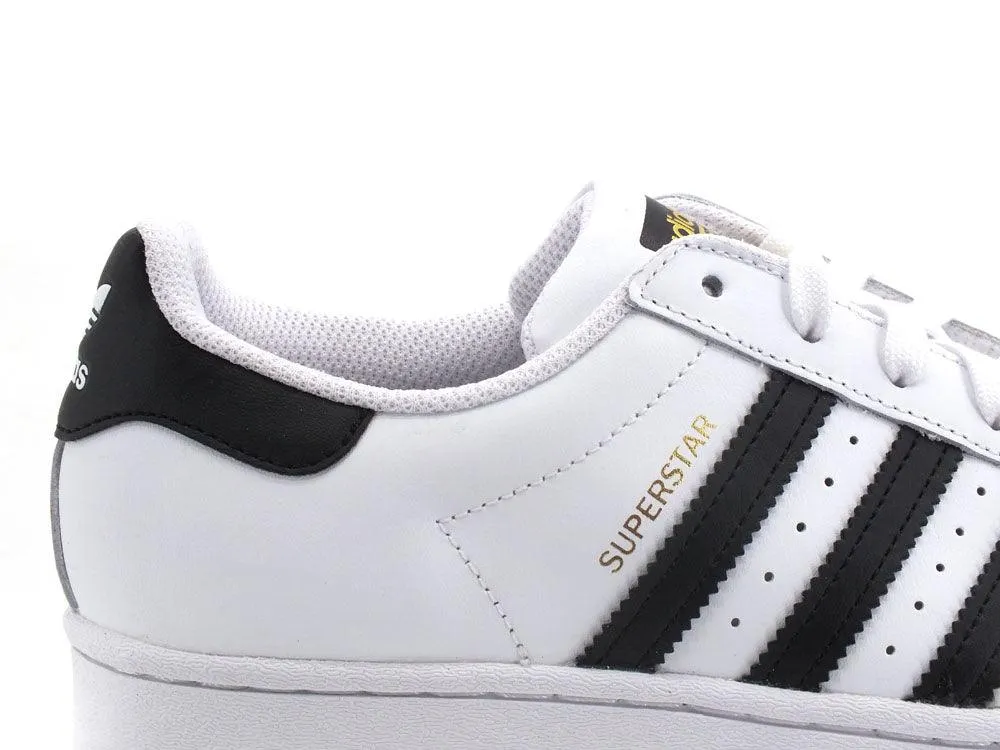 ADIDAS Superstar J Sneaker White Black FU7712