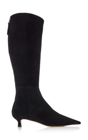 Aeyde Zazie Suede Knee Boots