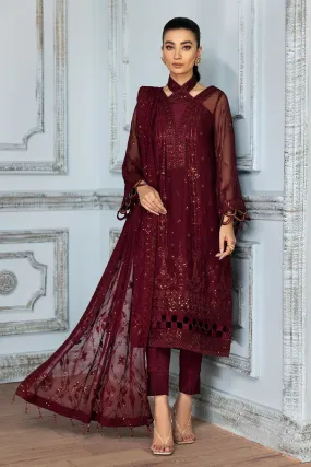 Alizeh Fashion Mah-e-Ru Unstitched Formal 3PC Suit D-08 Lavana