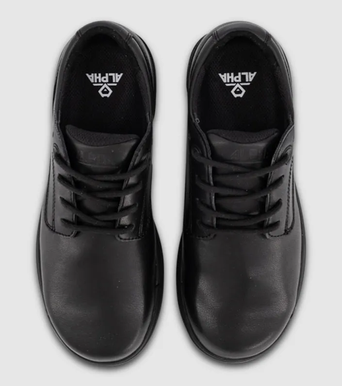 alpha dux junior boys school shoes