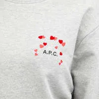 A.P.C.  |Crew Neck Unisex Street Style Long Sleeves Plain Cotton