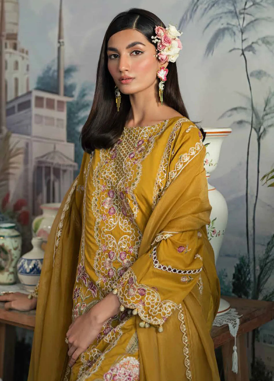 Ayra By Emaan Adeel Embroidered Lawn Unstitched 3 Piece Suit - EA24AL AR-06