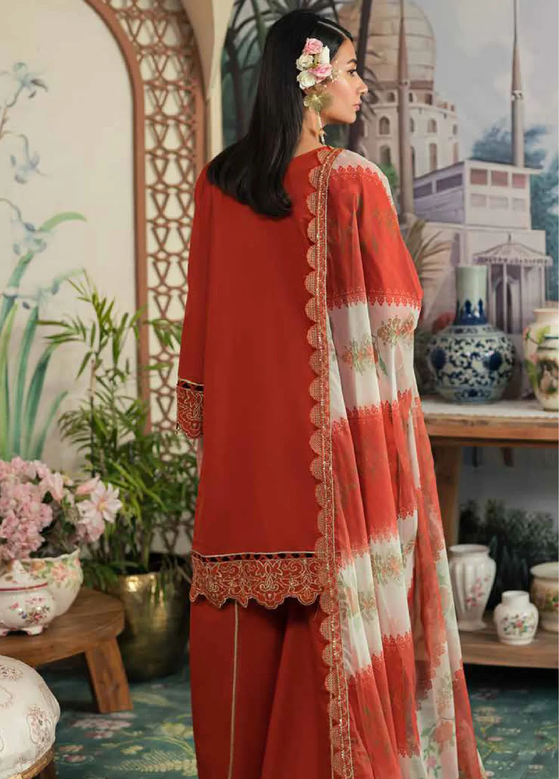 Ayra By Emaan Adeel Embroidered Lawn Unstitched 3 Piece Suit - EA24AL AR-08