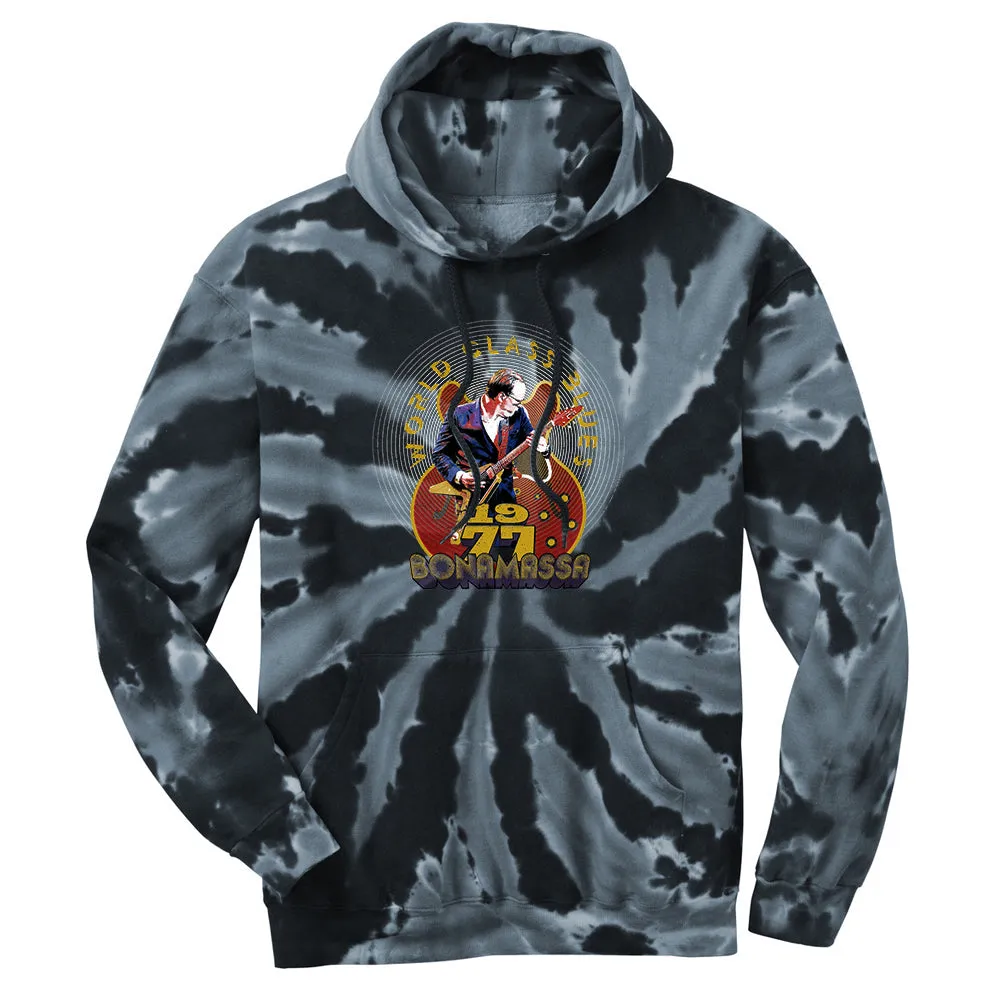 Blues Decades 70s Tie Dye Pullover Hoodie (Unisex)