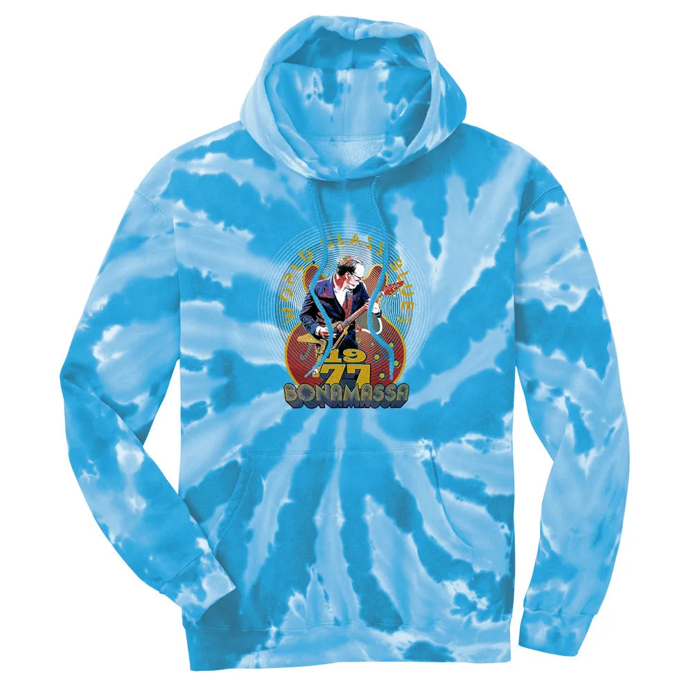 Blues Decades 70s Tie Dye Pullover Hoodie (Unisex)