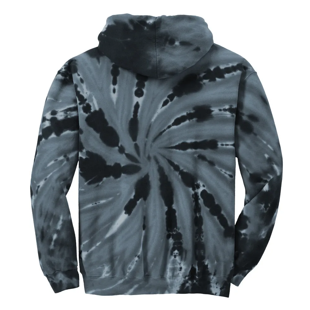 Blues Rock Triangle Tie Dye Pullover Hoodie (Unisex)