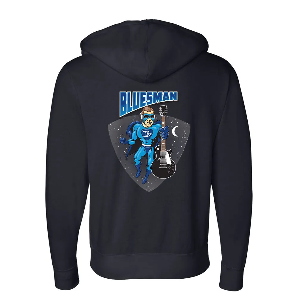 Bluesman Zip-Up Hoodie (Unisex)