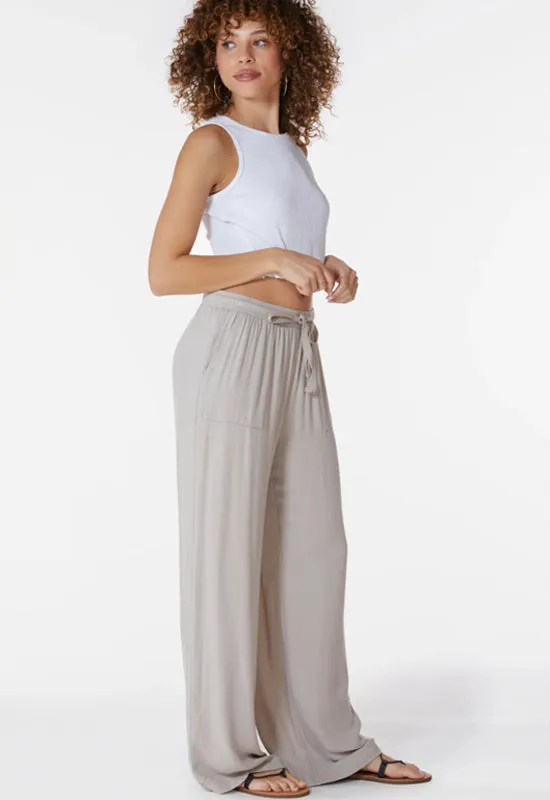 Bobi - Wide Leg Pant Tan