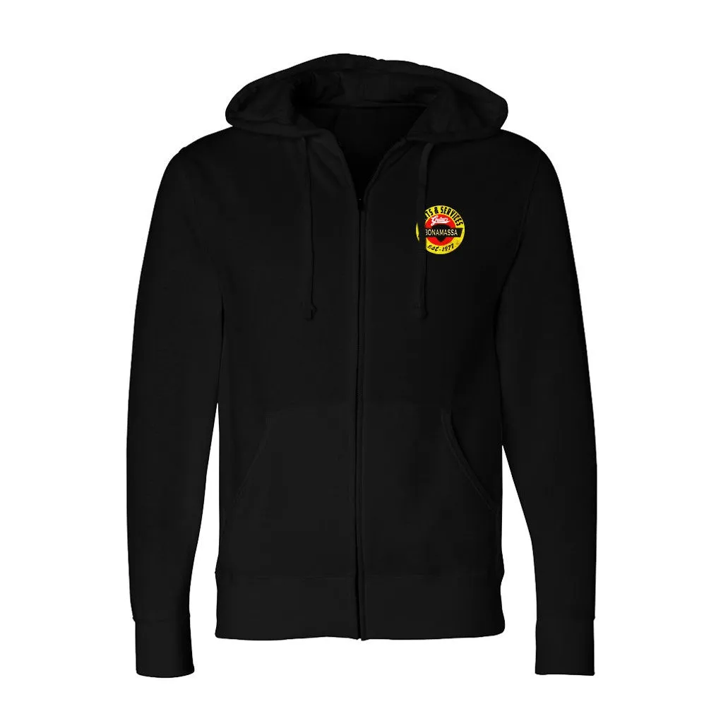 Bonamassa Guitar Parts & Service Zip-Up Hoodie (Unisex)