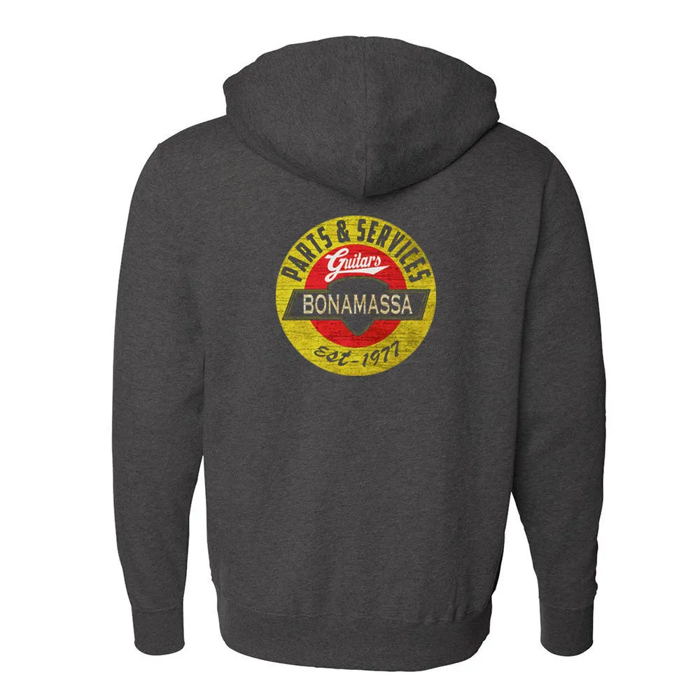 Bonamassa Guitar Parts & Service Zip-Up Hoodie (Unisex)