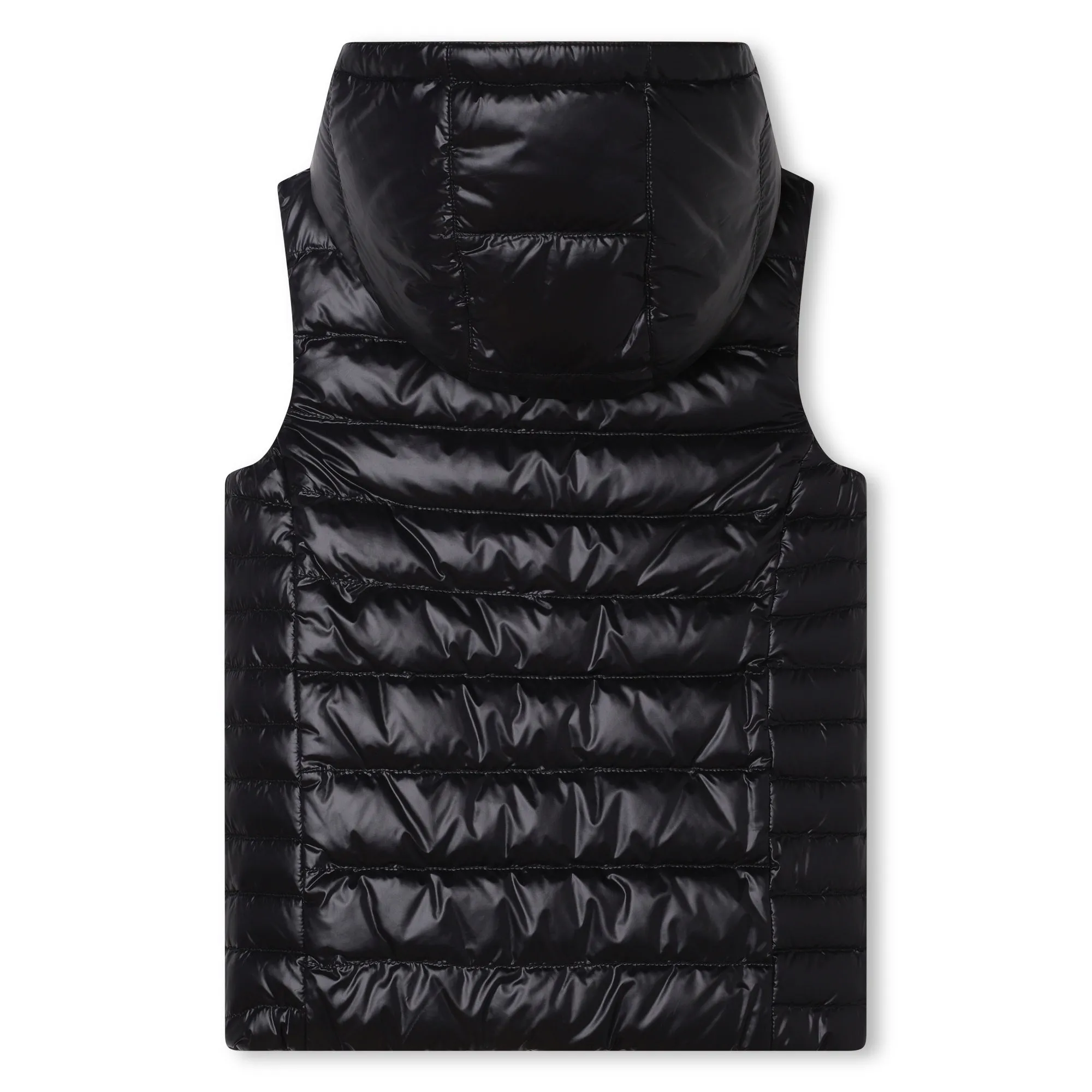 BOSS REVERSIBLE VEST BLACK AND STONE