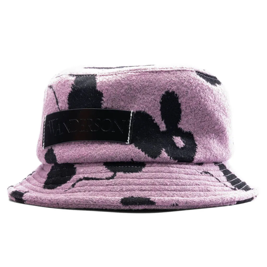 Bucket Hat - Lilac/Black