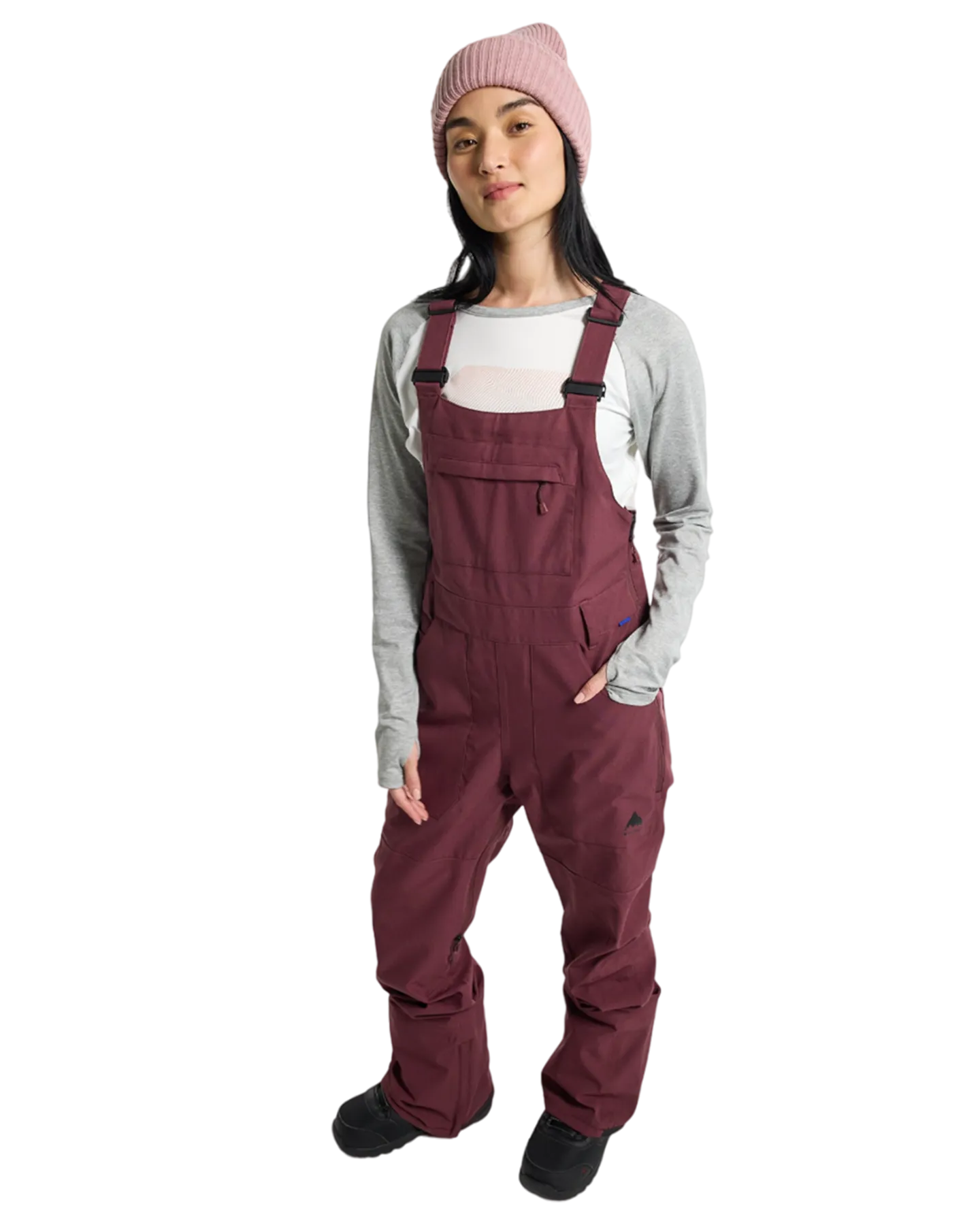 Burton Women's Avalon Stretch 2L Bib Snow Pants - Almandine