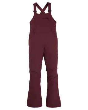 Burton Women's Avalon Stretch 2L Bib Snow Pants - Almandine