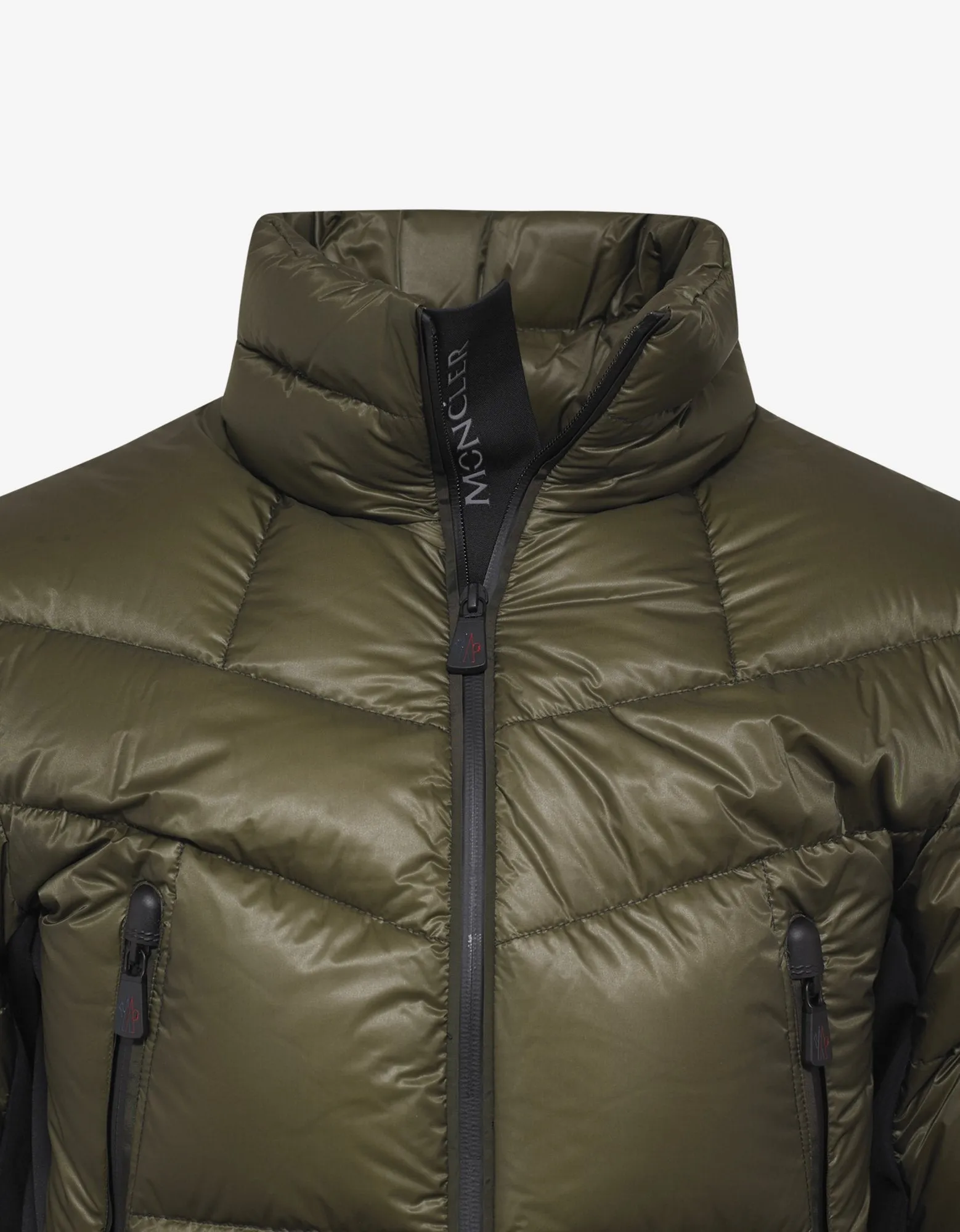 Canmore Khaki Nylon Down Jacket