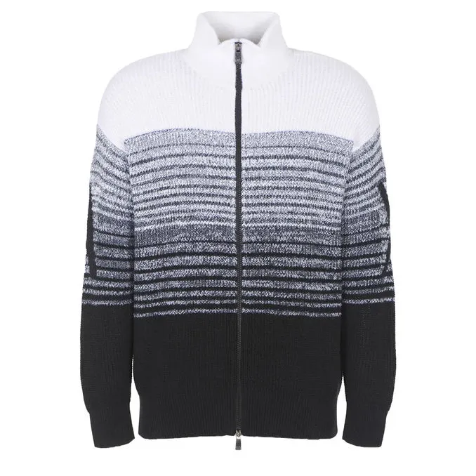 CARDIGAN FULLZIP Man Black White  