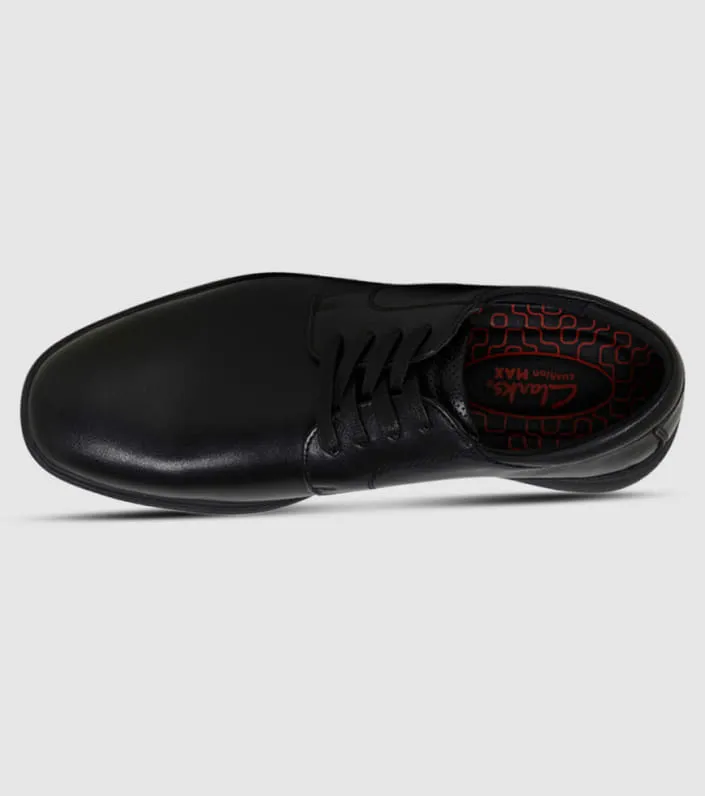 clarks master senior boys school shoes