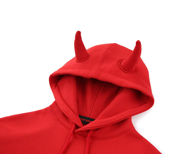 CLUT STUDIO  |●CLUT STUDIO● ZEPETO X devil hoodie - RED / unisex