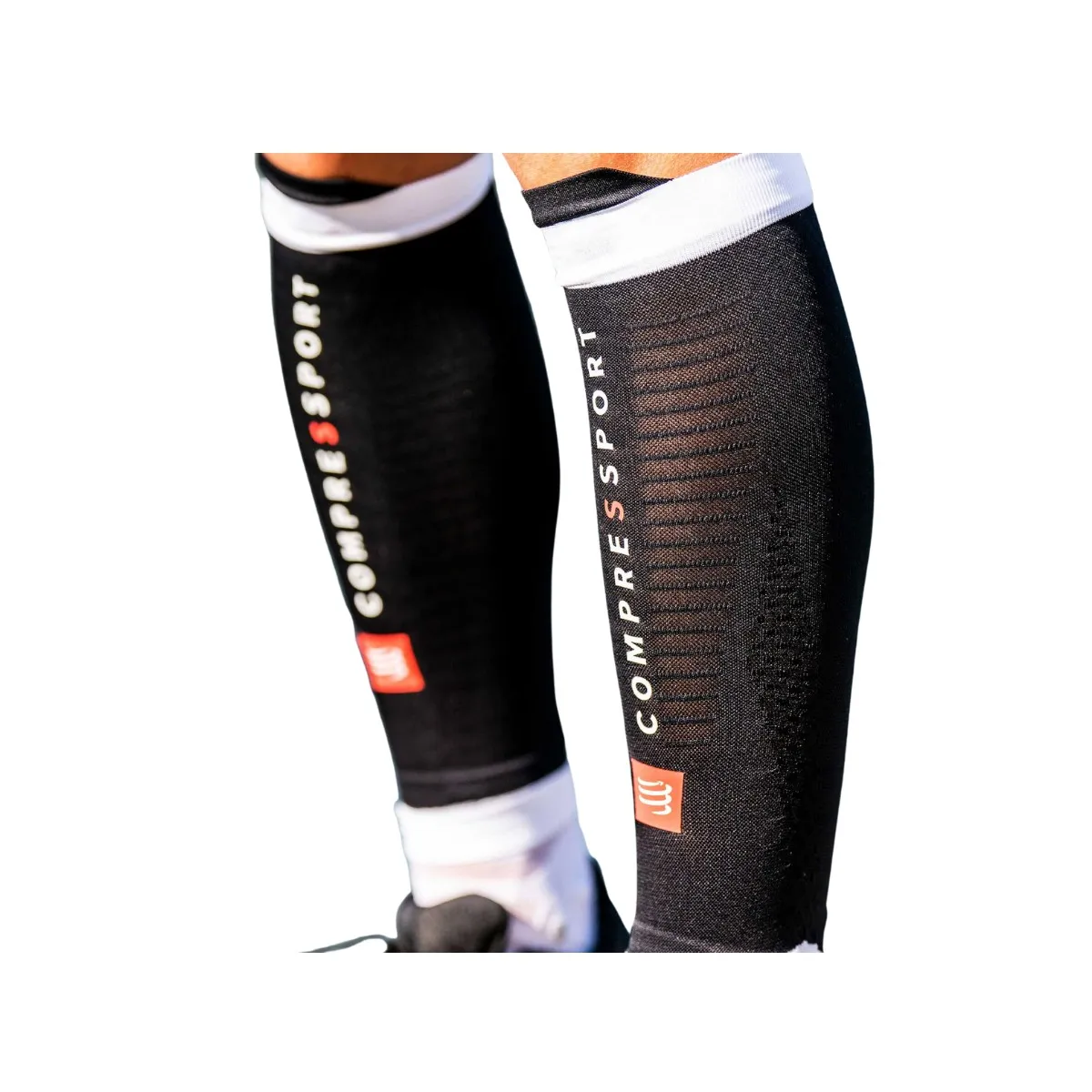 Compression Socks Compressport R2 3.0 Black White