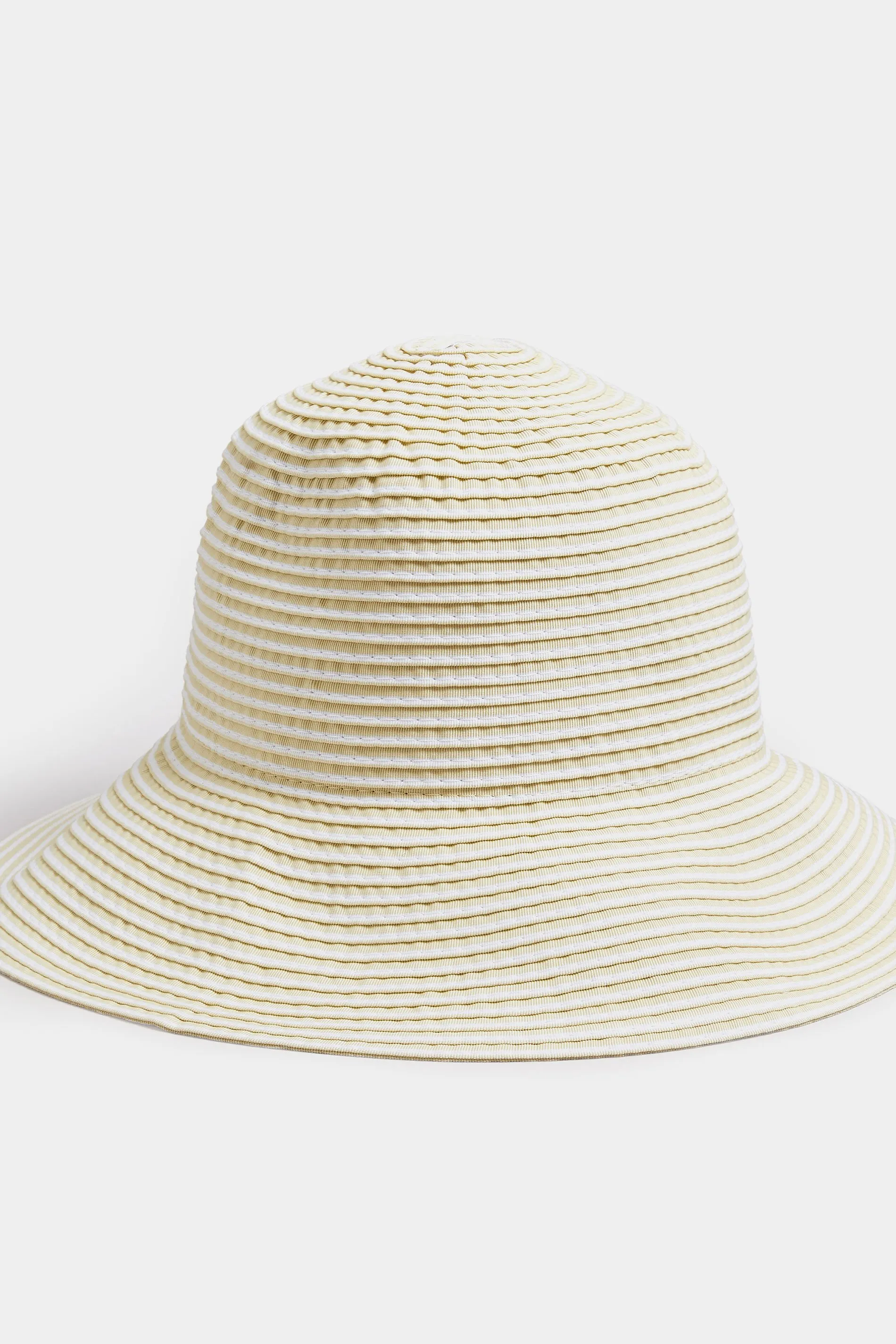 Cream Stitch Detail Bucket Hat