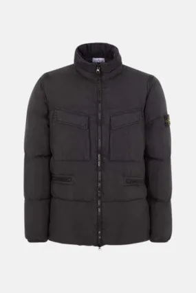 Crinkle Reps Down Jacket - Black