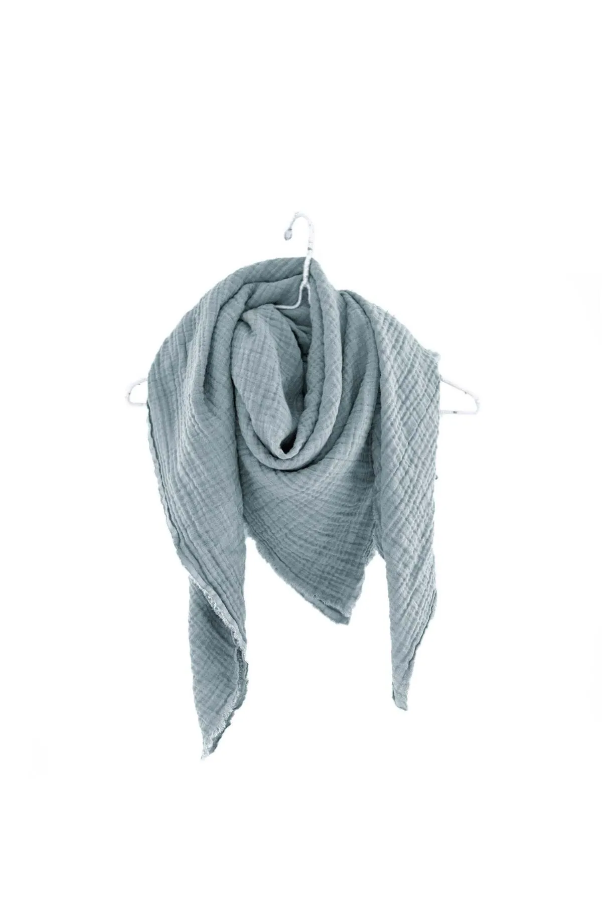 Crinkled Gauze Scarf