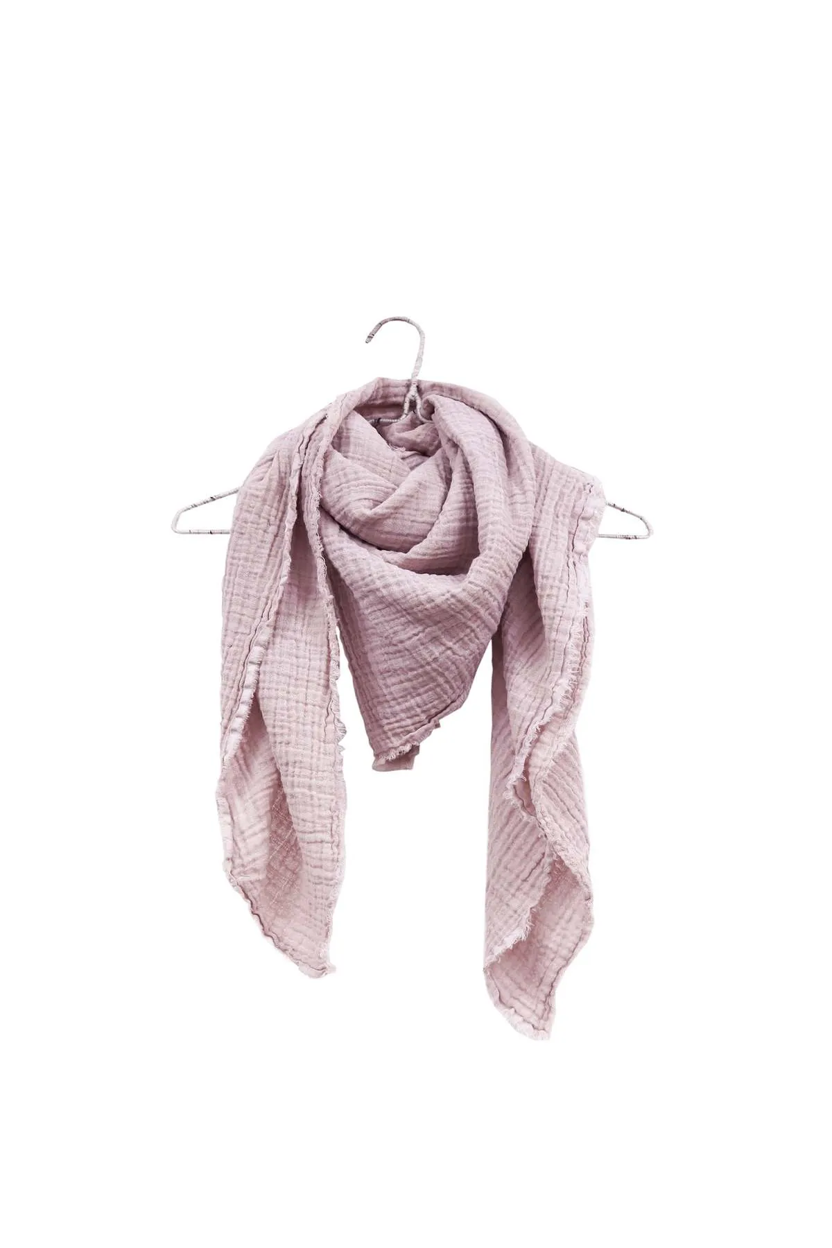 Crinkled Gauze Scarf