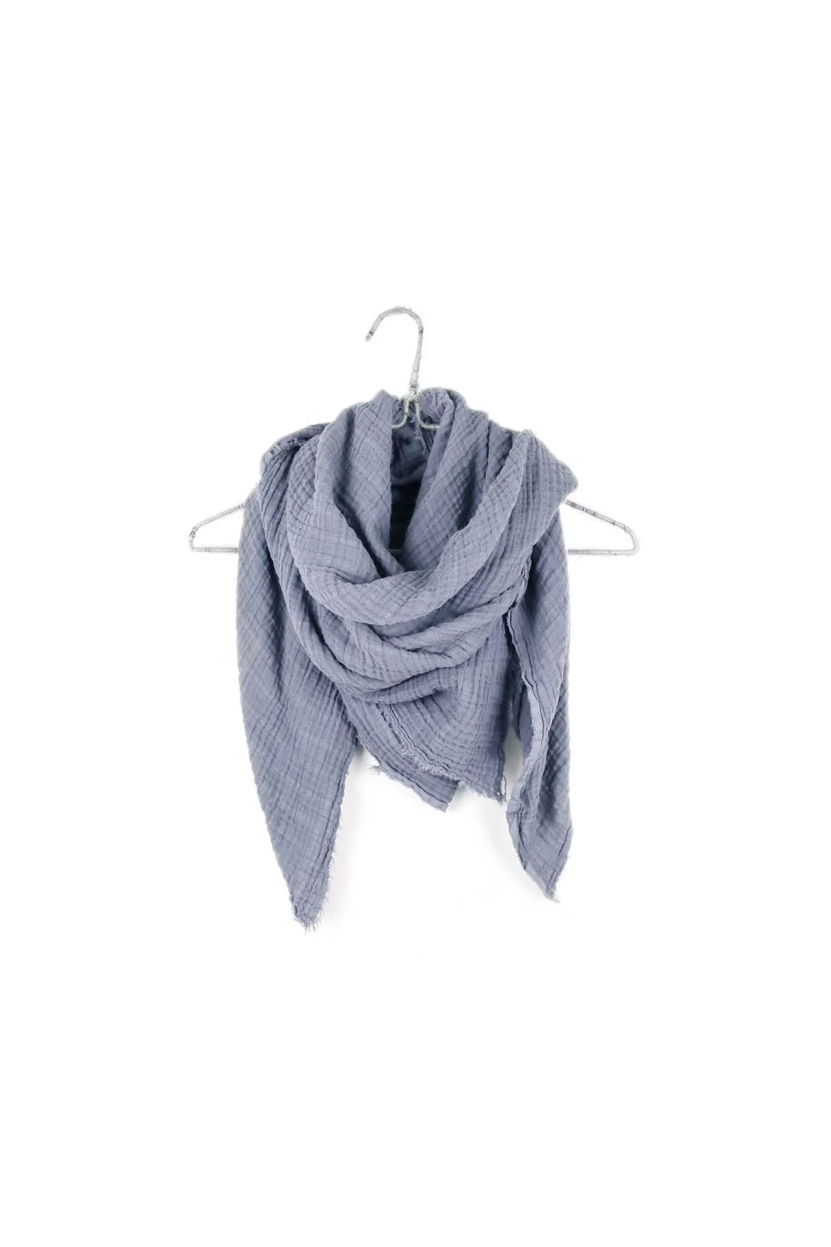 Crinkled Gauze Scarf