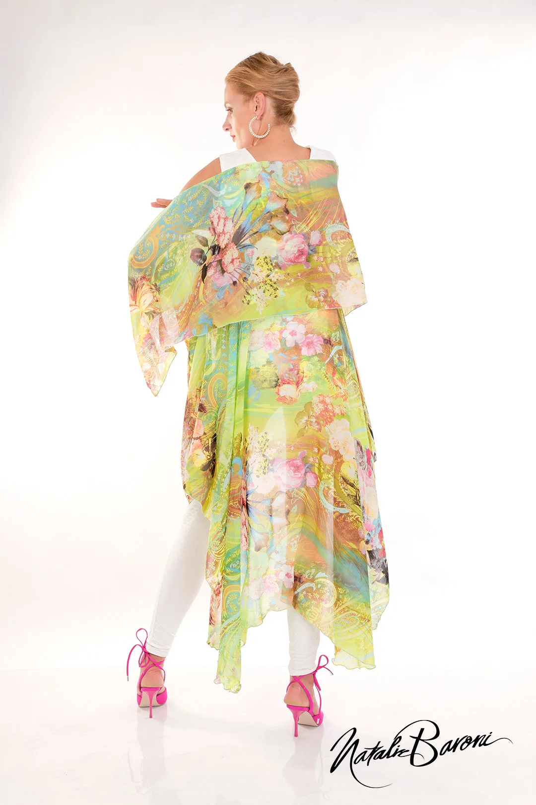 Extra Long Sleeveless Duster - Lido