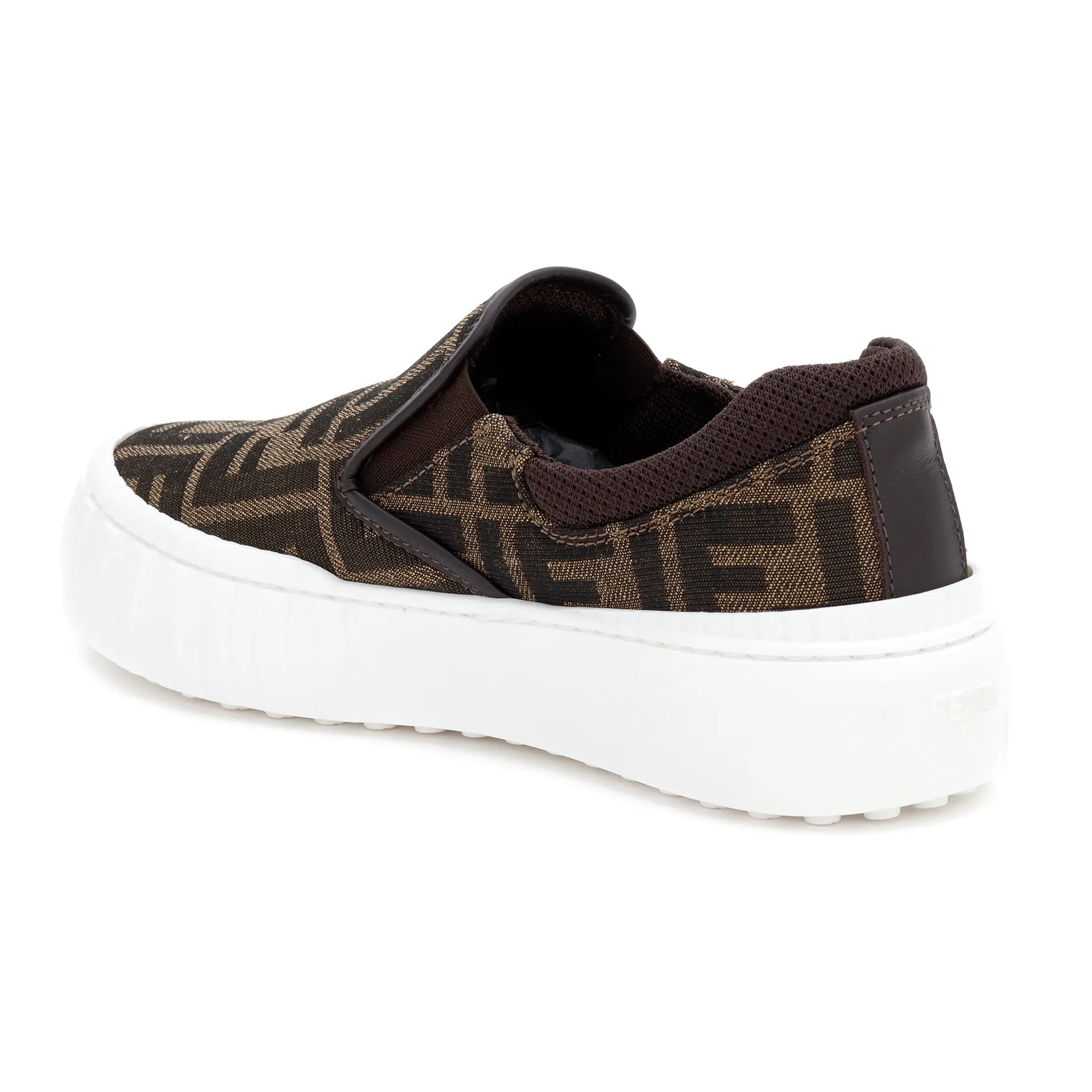 Fendi Sneaker Tess FF Tabacco Nero Moro