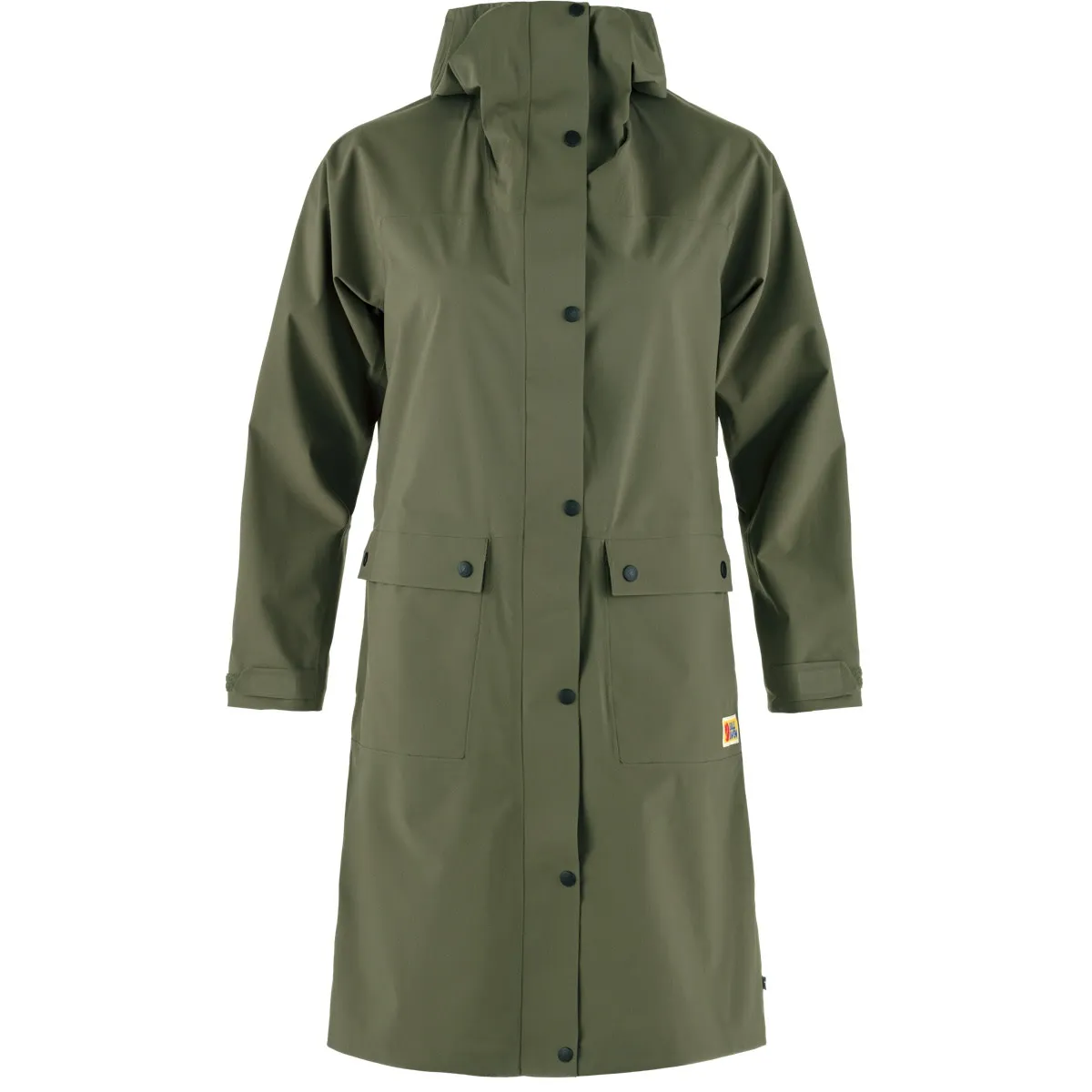 Fjällräven Women's Vardag Rain Parka Laurel Green | Buy Fjällräven Women's Vardag Rain Parka Laurel Green here | Outno