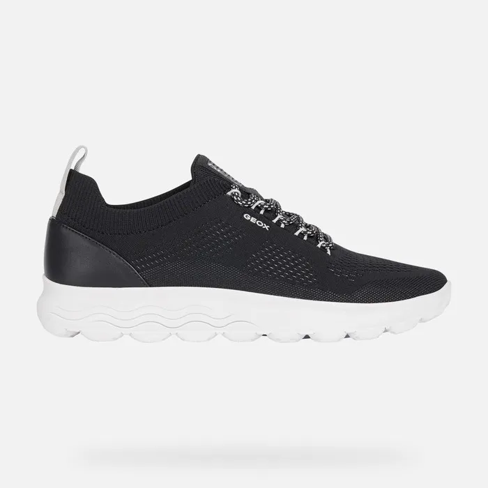 Geox Men's U Spherica Lace Up Sneaker Black