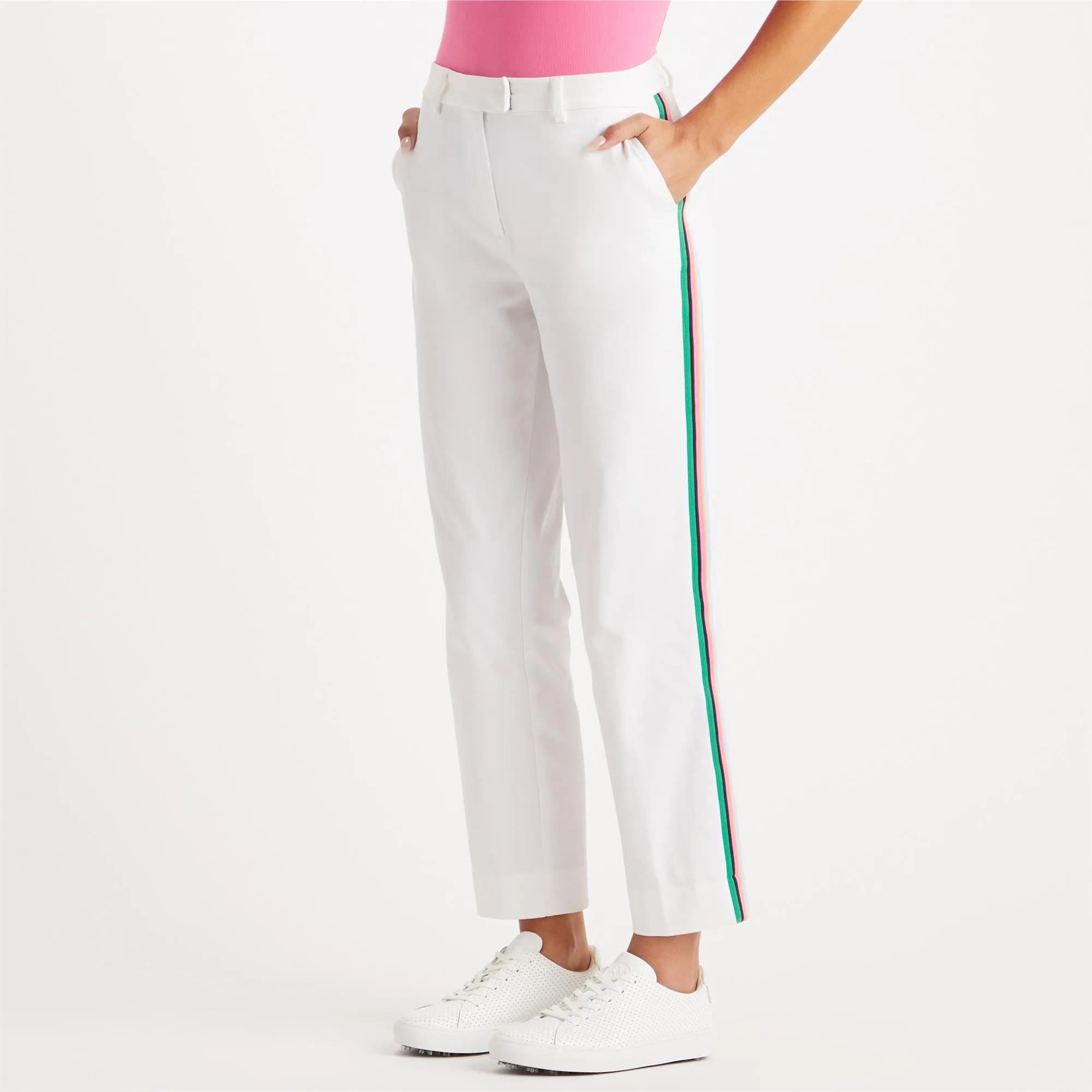 G/FORE Tux Straight Leg Ladies Golf Trouser Snow