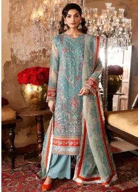 Ghazal By Emaan Adeel Luxury Embroidered Formal Chiffon 3 Piece Unstitched Suit - EA24G GH06