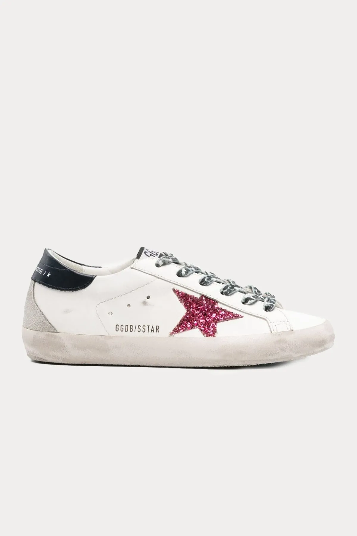 Golden Goose Super-Star Payetli Deri Sneaker Ayakkab