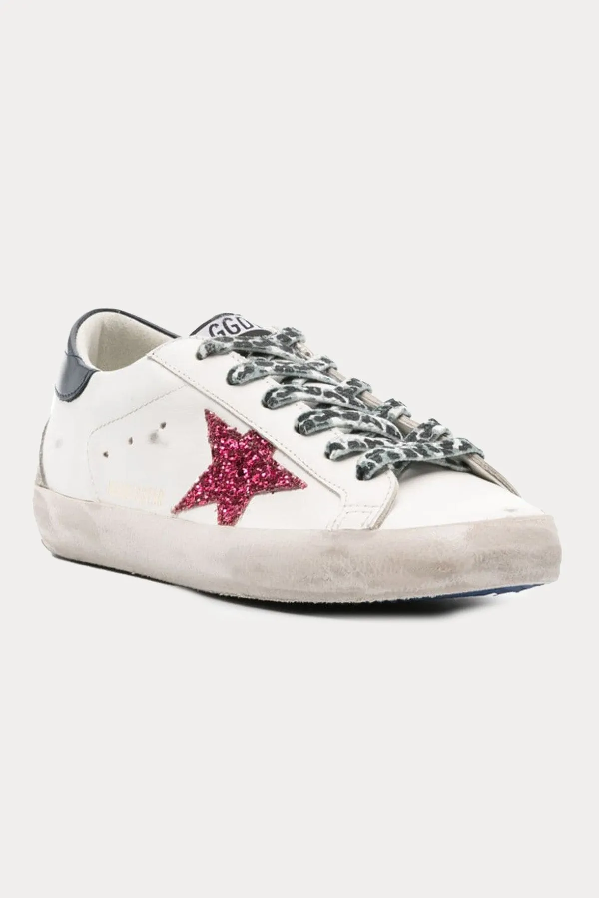 Golden Goose Super-Star Payetli Deri Sneaker Ayakkab