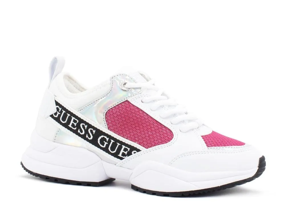 GUESS Sneaker White Fuxia FL5BREFAB12