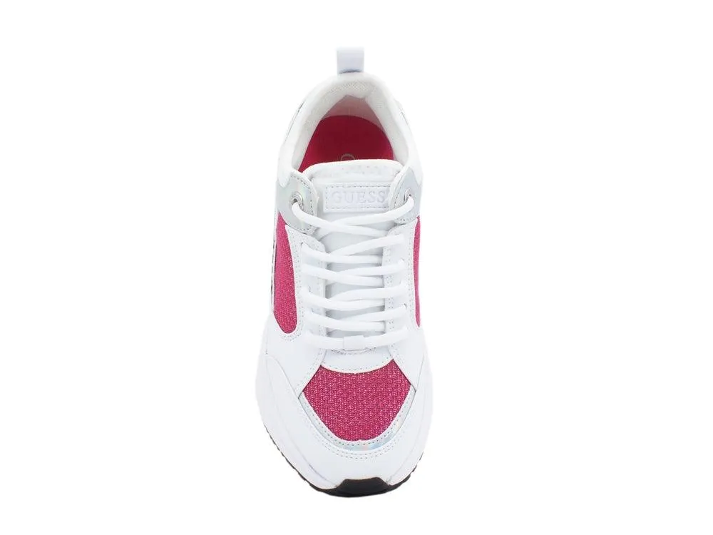 GUESS Sneaker White Fuxia FL5BREFAB12