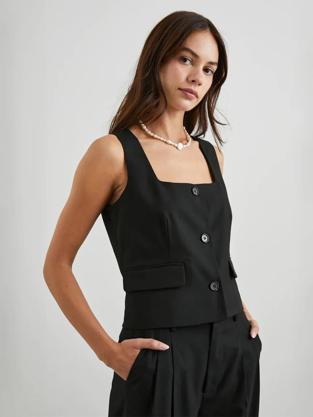 Guilia Vest - Black