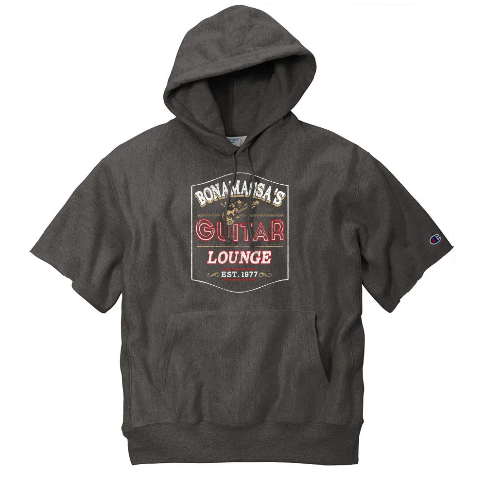 Guitar Lounge Champion Reverse Weave Short Sleeve Hoodie (Unisex)