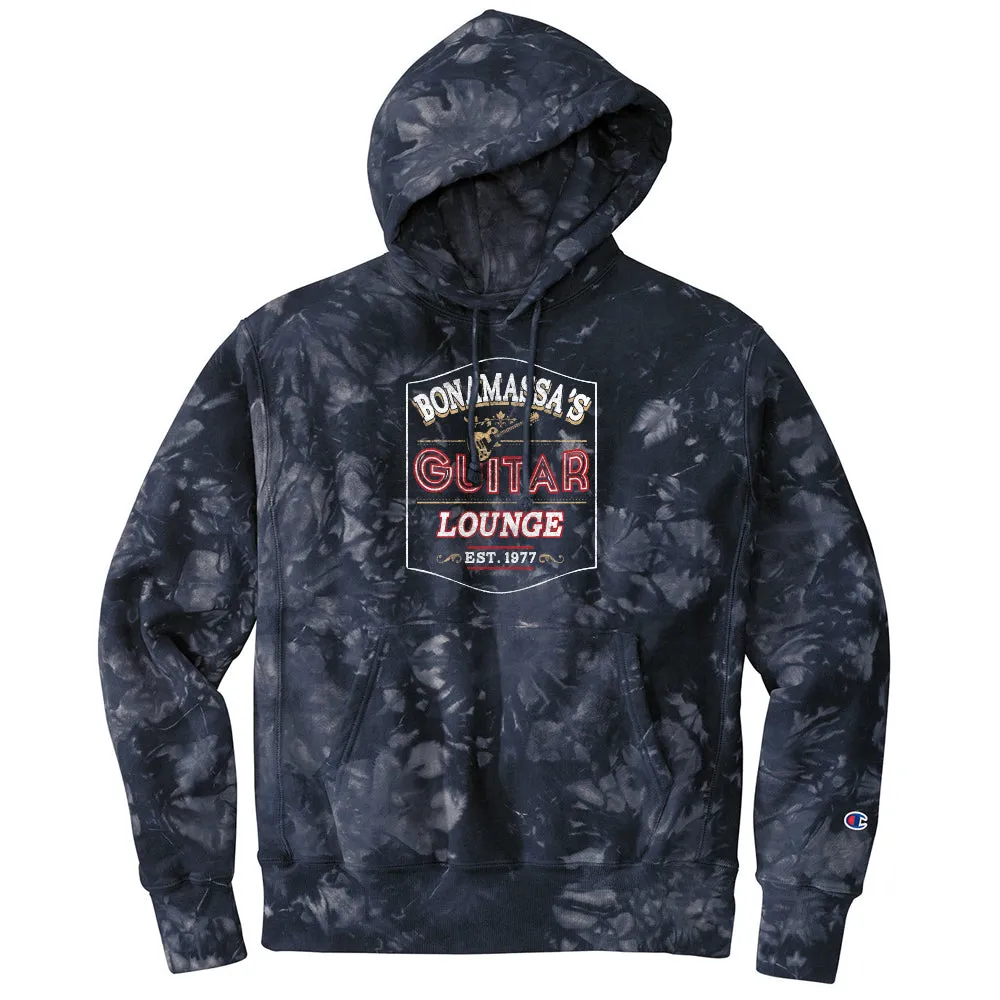 Guitar Lounge Champion Reverse Weave Tie Dye Hoodie (Unisex)