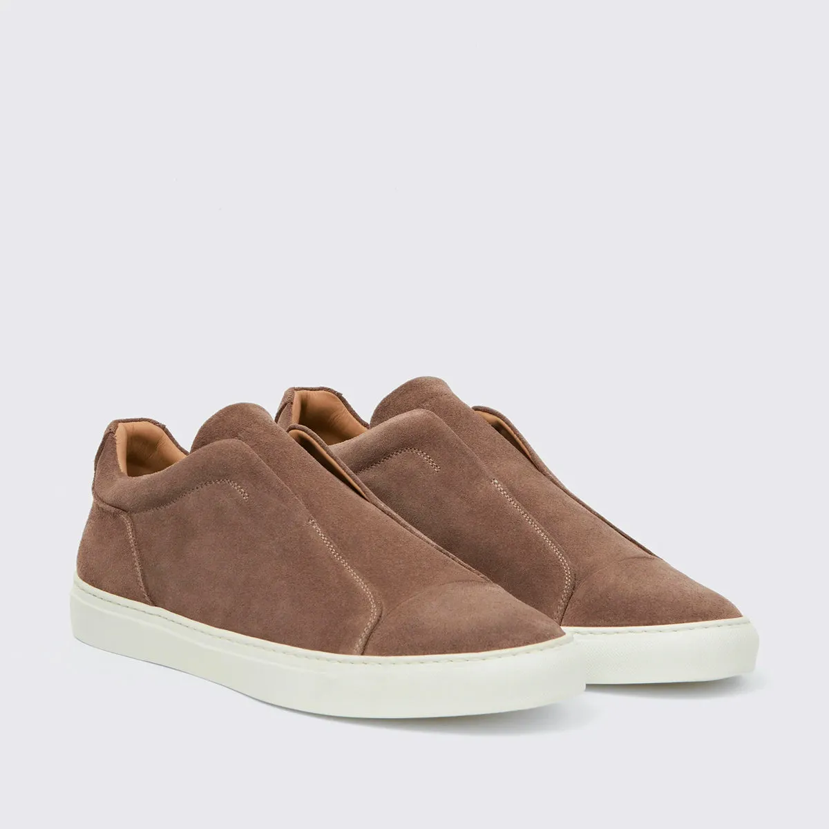 Harrys London - Aaron Suede Trainers in Brown