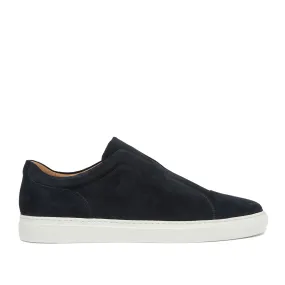 Harrys London - Aaron Suede Trainers in Navy