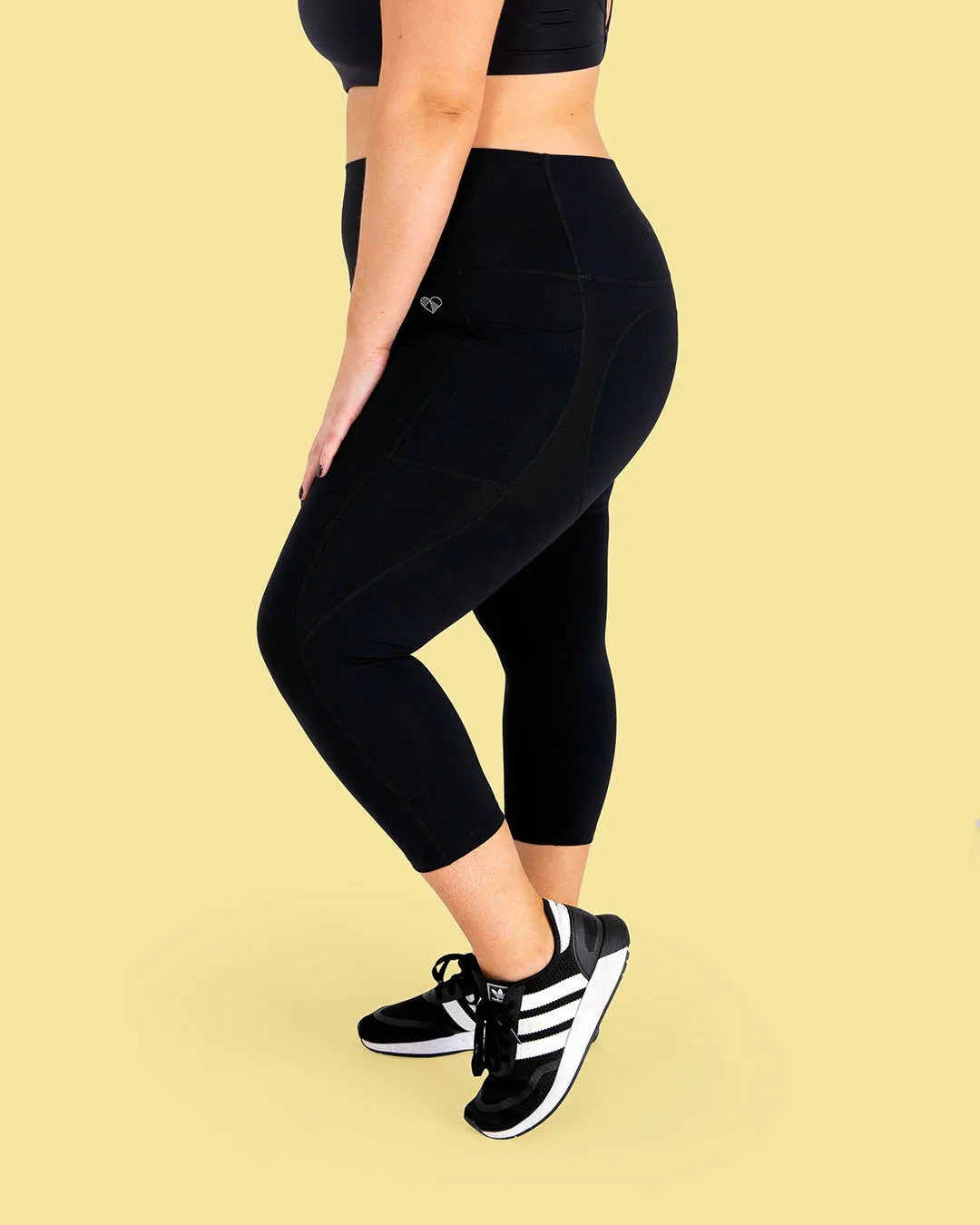 HERO Super Hold Cropped Leggings Black